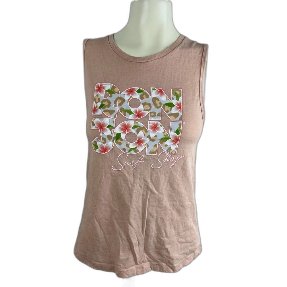 Ron Jon Womens Tank Top Surf Shop Floral Size Small